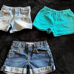 Vigoss Kids Shorts Set - Denim, Light Gray, and Teal